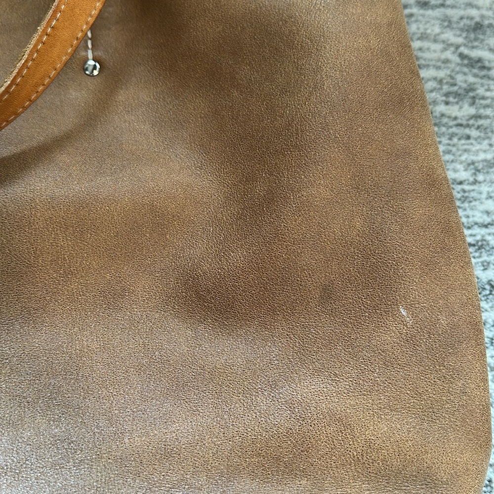 Vintage Roots Brown Leather Tote Bag - Picture 7 of 10